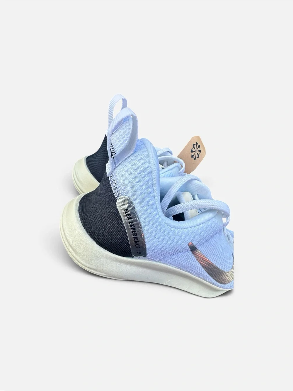 Nike Athletic Sneakers in cream with Black Swoosh
